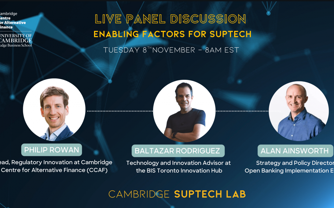 Live Panel on Enabling Factors for Suptech