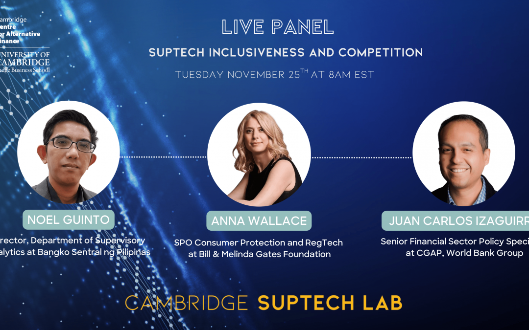 Live Panel: Suptech Inclusiveness and Competition