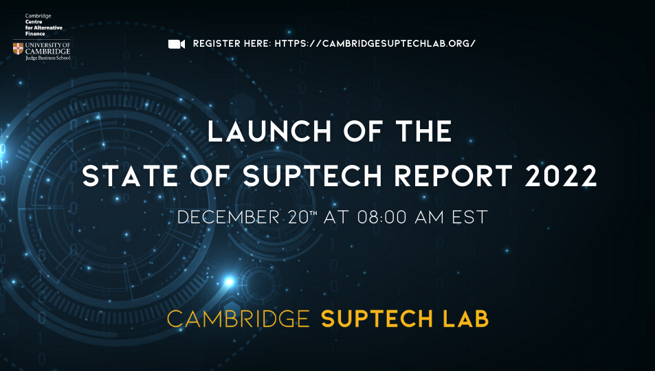 The state of Suptech report 2022 launch