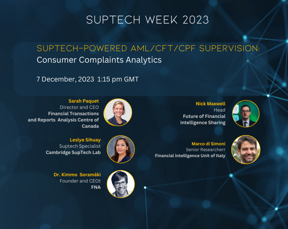 Cambridge SupTech Lab | SupTech Week 2023