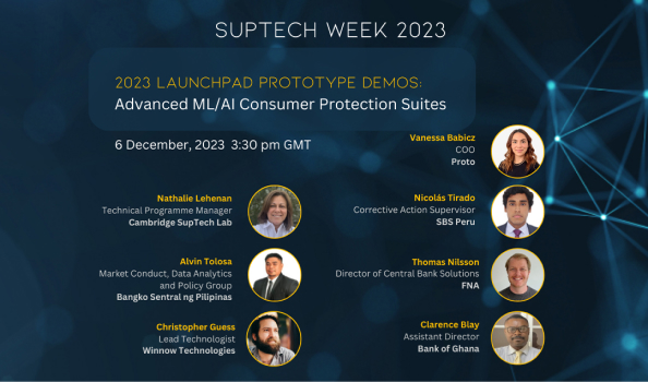 2023 Launchpad Prototype Demos: Advanced ML/AI consumer protection suites