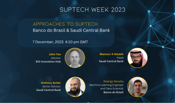 Approaches to Suptech: Banco do Brasil & Saudi Central Bank