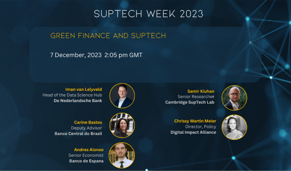 Green Finance and Suptech