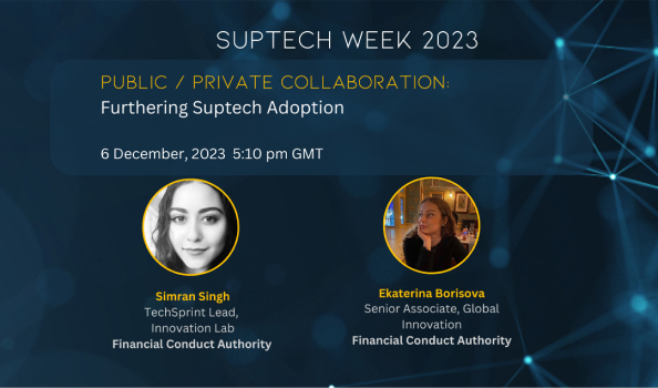 Public/Private Collaboration: Furthering suptech adoption